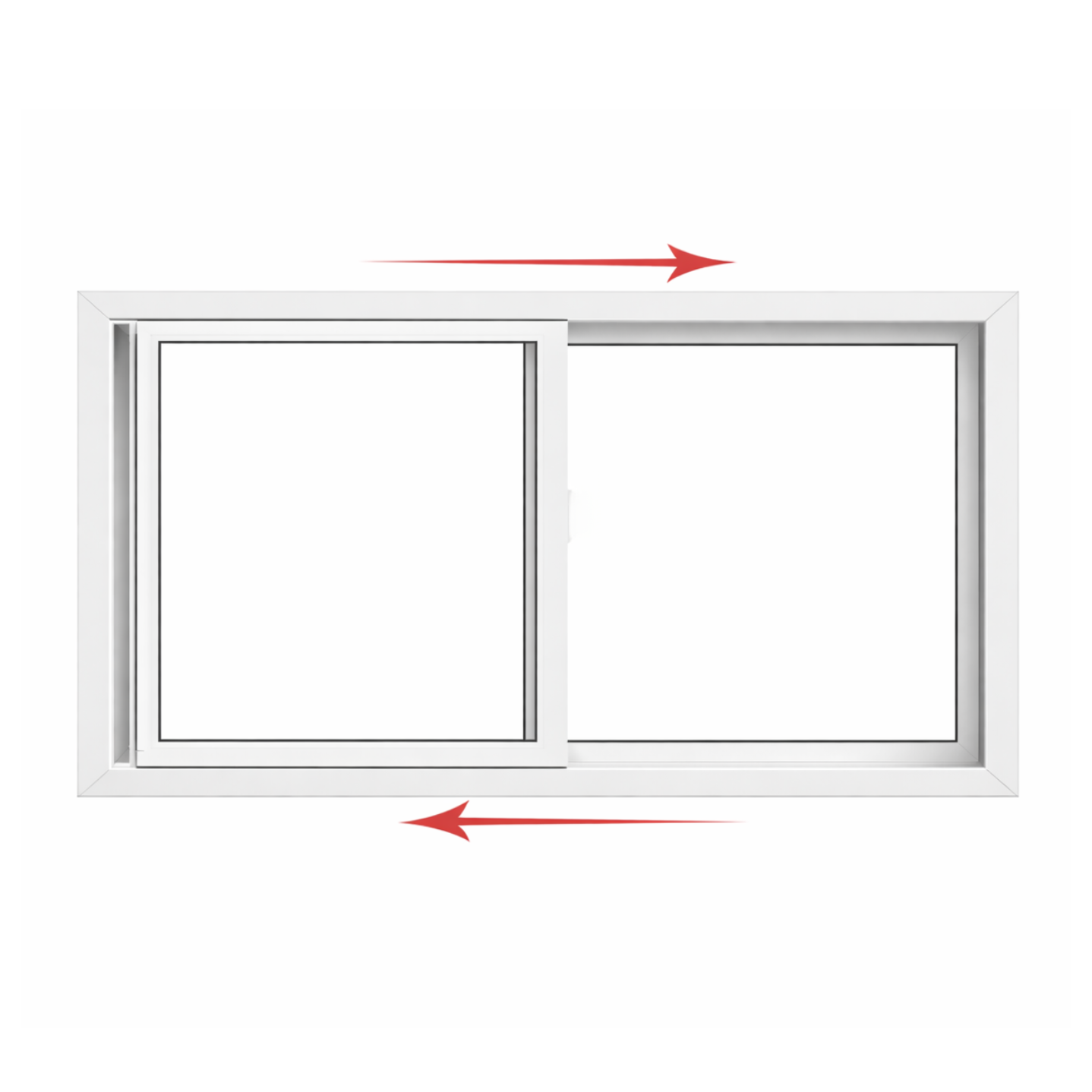 Double Slider Window 42-inch W x 30-inch H