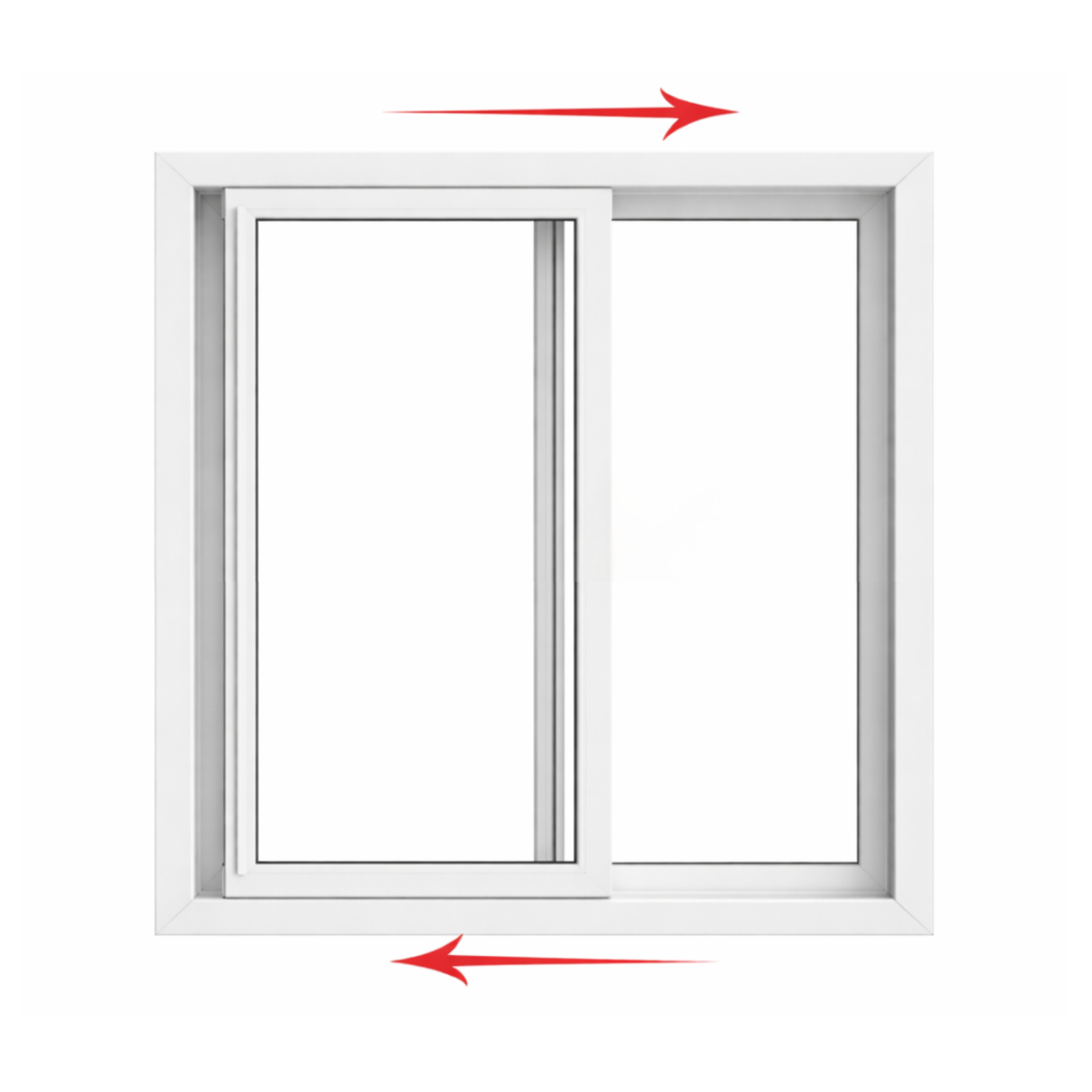 Double Slider Window 32-inch W x 32inch H