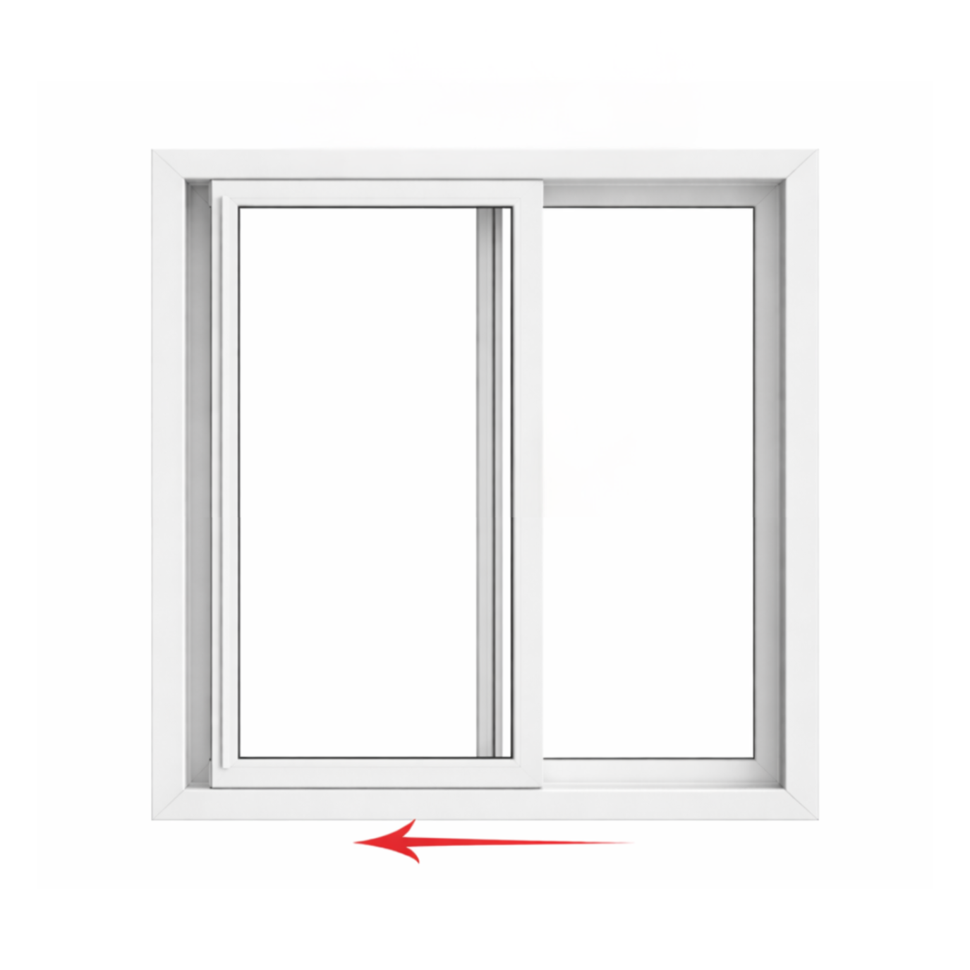 Single Slider Window 24-inch W x 24-inch