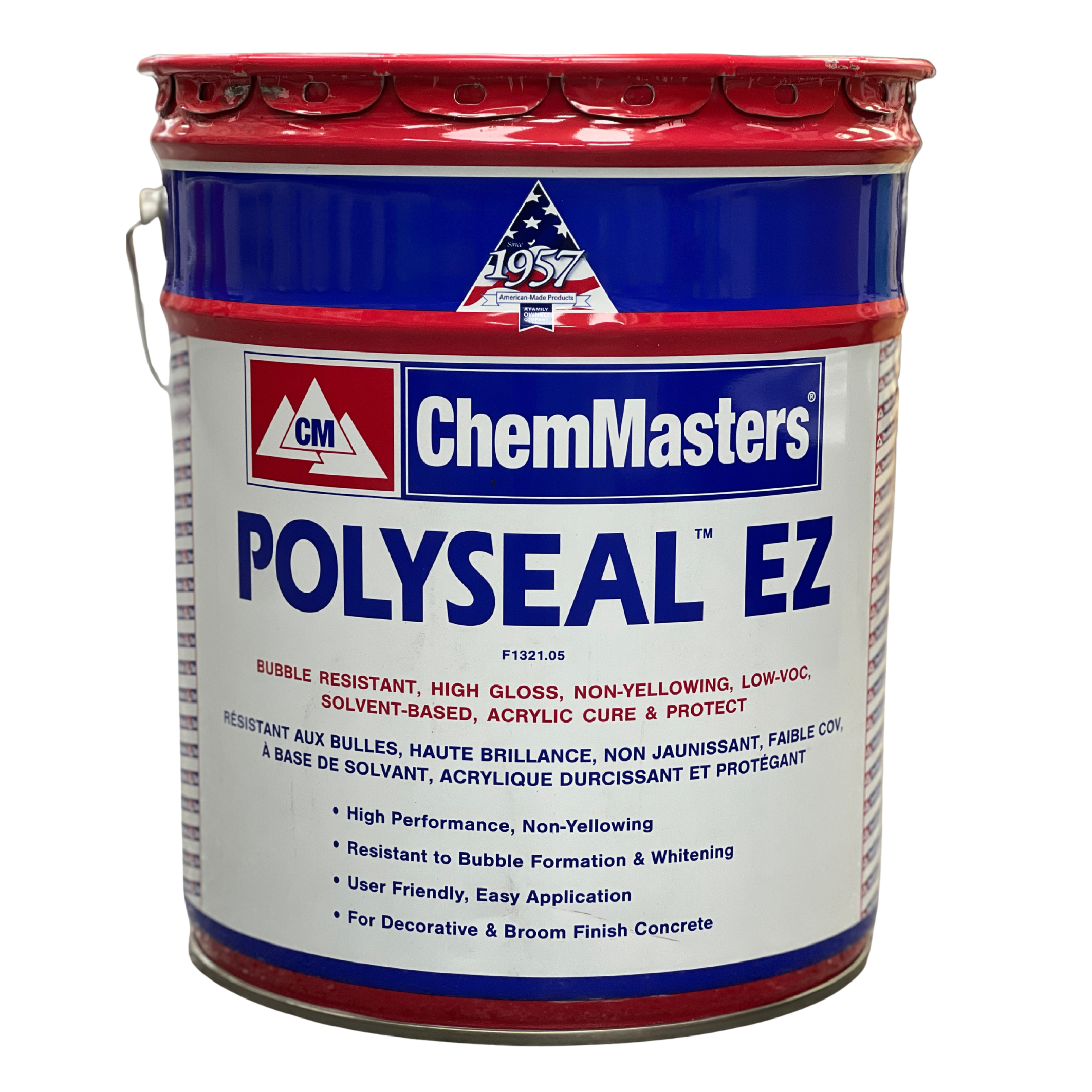 Polyseal™ EZ – Bubble Resistant Low-VOC Acrylic Cure & Protect for Concrete