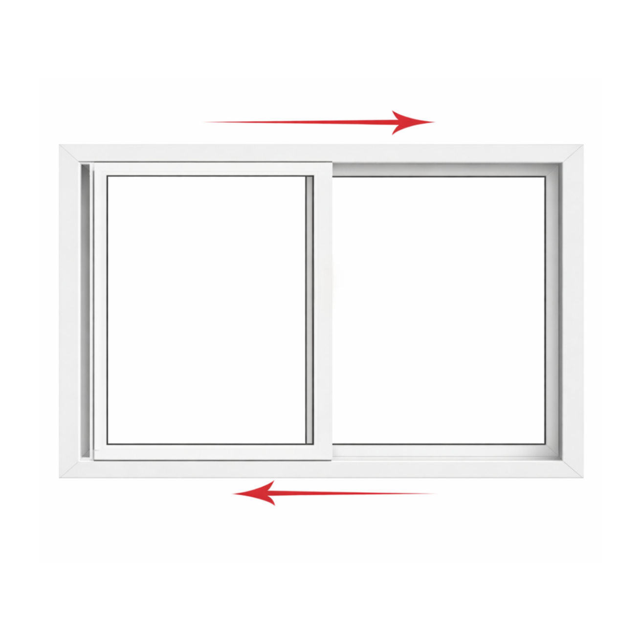 Double Slider Window 32-inch W x 30-inch H