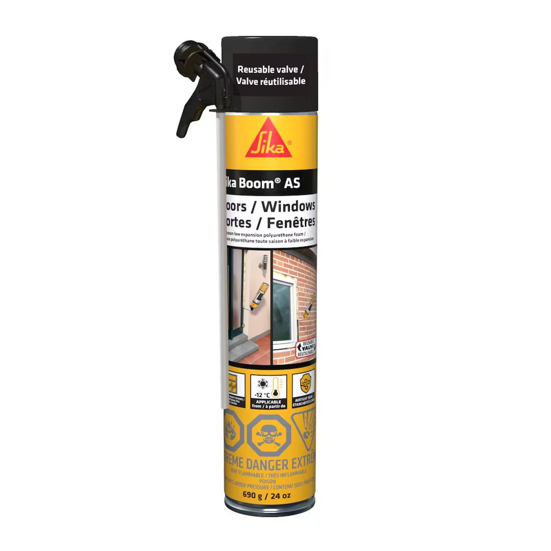 Sika Boom® AS All-Season Low Expansion Polyurethane Foam – Door & Window Insulation
