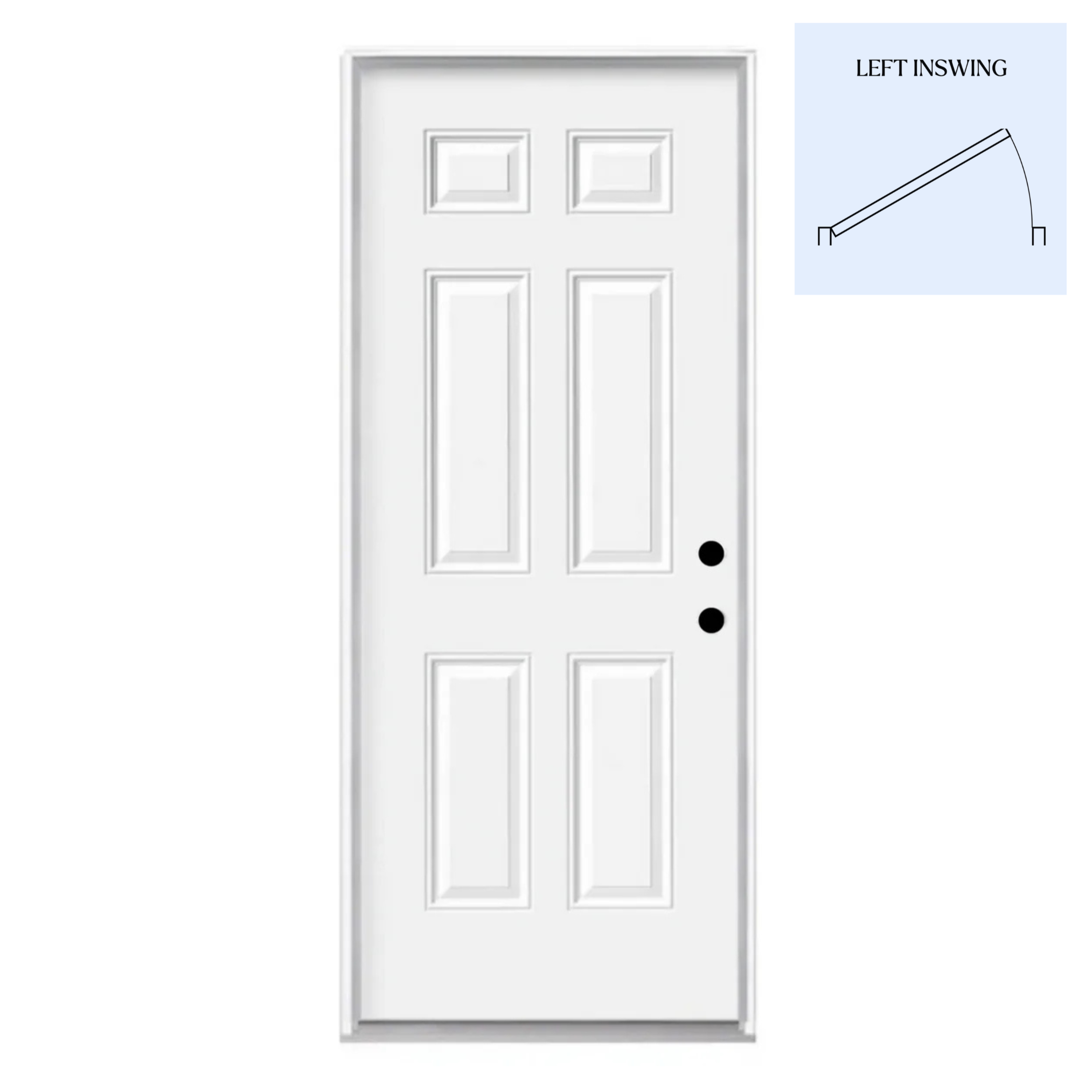 Solid Door 36"X80" Inswing Door