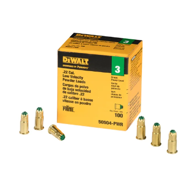 Short Powder Loads .22 Caliber – Reliable Power for Powder-Actuated Tools (100-PACK)