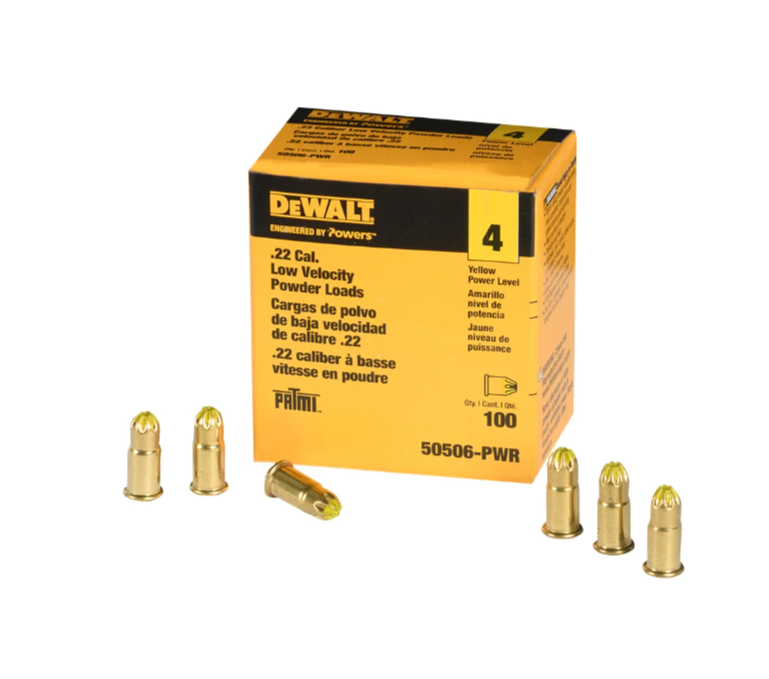 Short Powder Loads .22 Caliber – Reliable Power for Powder-Actuated Tools (100-PACK)