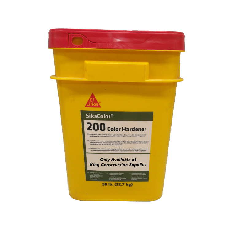 SIKA COLOR 200 HARDENER PAIL CONT. 50LB – King Construction Supplies