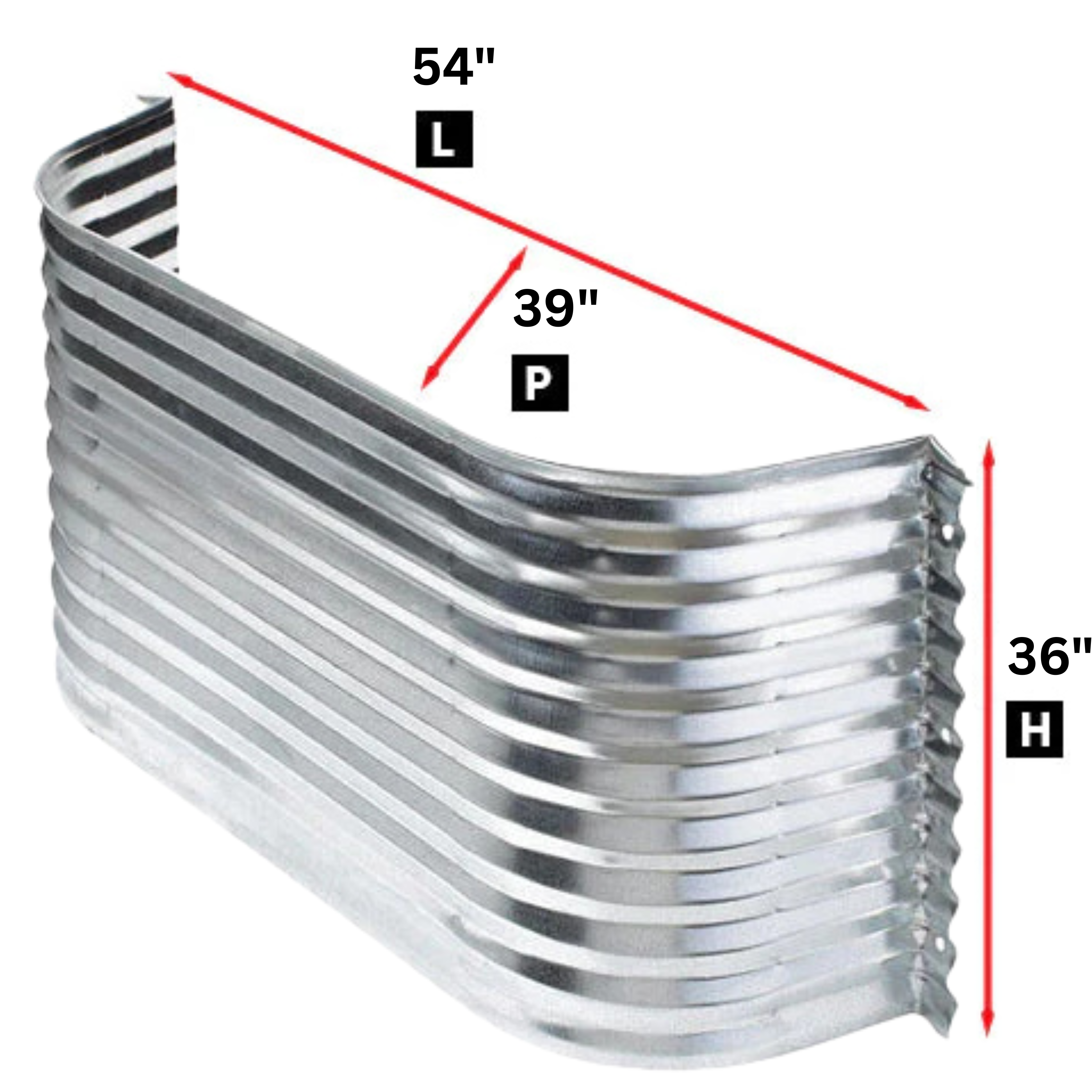 Window Well 54"L X 39" X 36"H