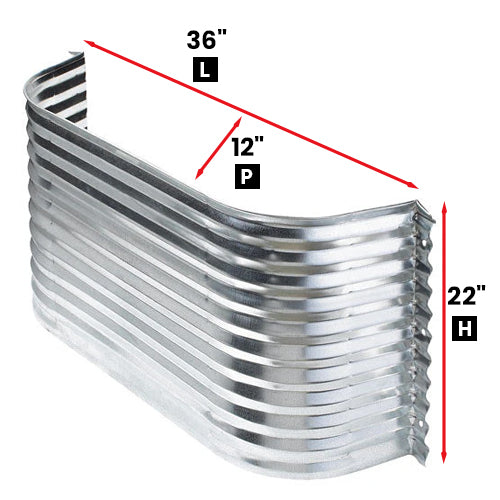 WINDOW WELL 36" L X 12" P X 22 "H