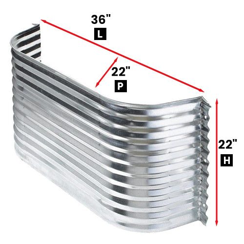 WINDOW WELL 36" L X 22" P X 22 "H