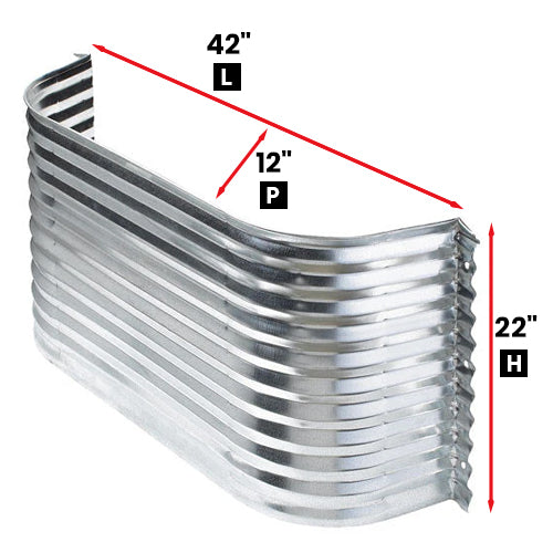 WINDOW WELL 42" L X 12" P X 22 "H