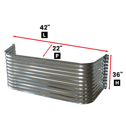 WINDOW WELL 42"L X 22"P X 36"H