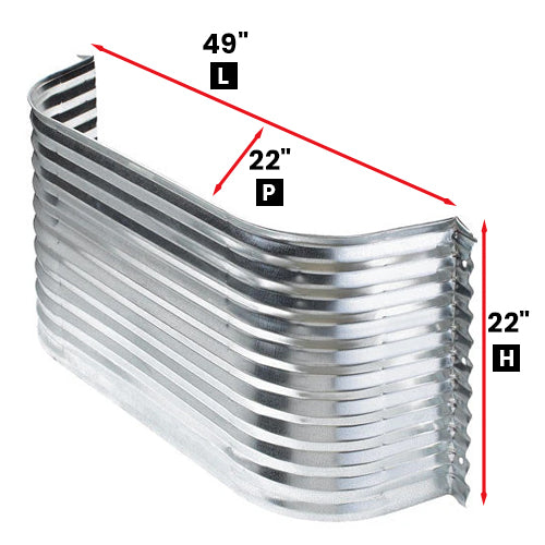 WINDOW WELL 49" L X 24"P X 22"H