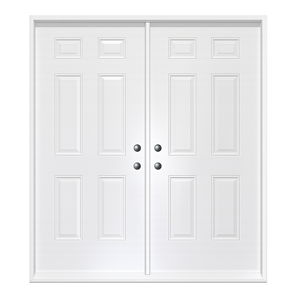 Double Solid Steel Insulated Doors