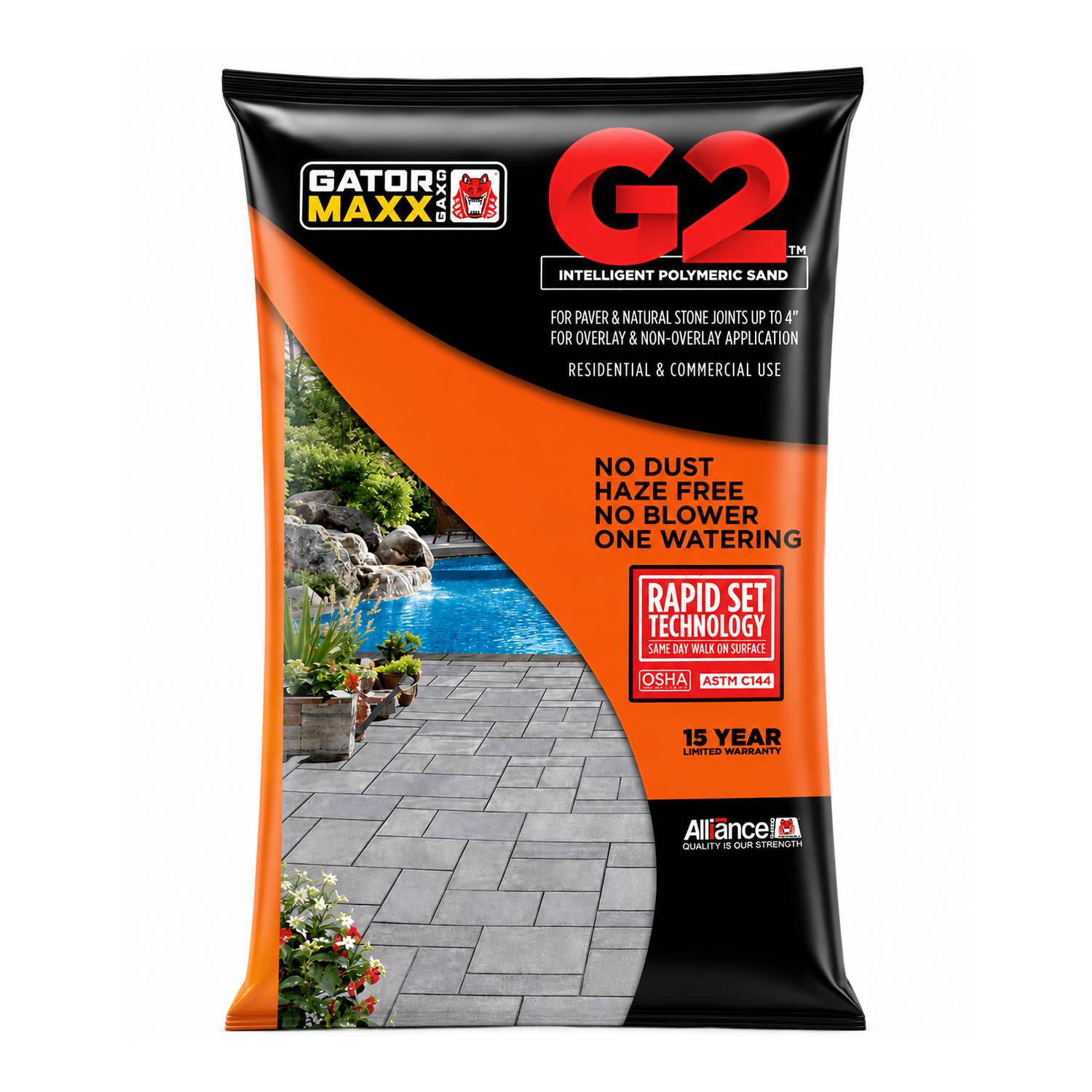 Gator Maxx G2 Gray Polymeric Sand – Paver & Natural Stone Jointing Material