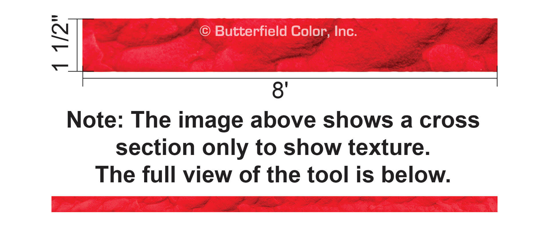 Cut Stone Form Liner – 1 1/2″