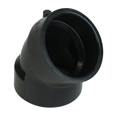ABS 45° Elbow 3in Black