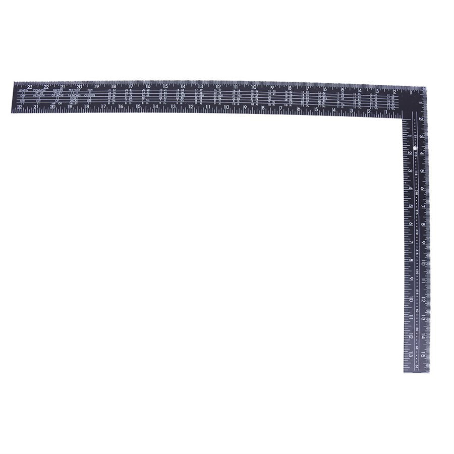 CARPENTERS SQUARE 16IN X24IN STEEL BLACK