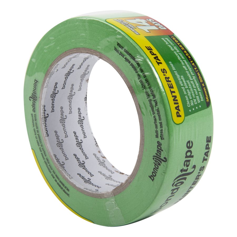 PAINTERS TAPE 36MM X 50M GREEN