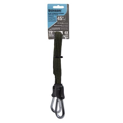 tie down flat bungee cord with snap hook 3/4inx45in