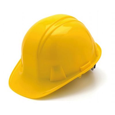 HARDHAT WITH 4-POINT SL SERIES STANDARD YELLOW