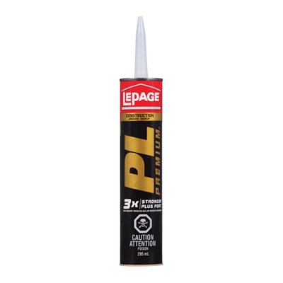 Construction Adhesive Pl Premium 3X 295ml Lepage 1403221(20IN BOX)