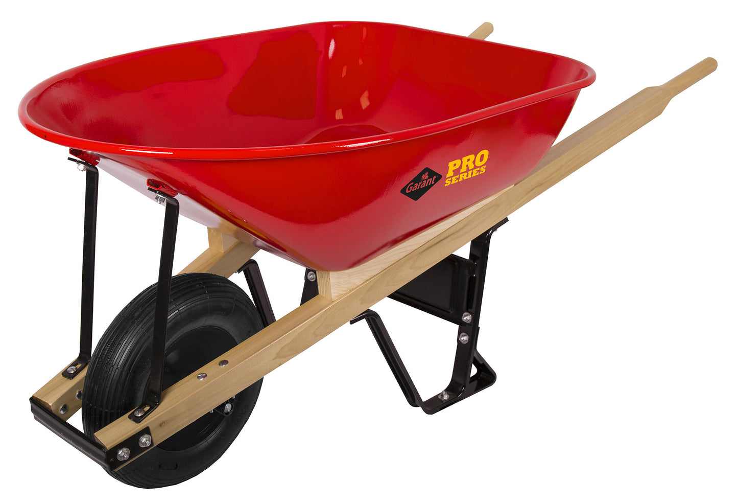 WHEELBARROW, 6 CU.FT STEEL TRAY, HEAVY DUTY INDUSTRIAL(AIR TIRE)