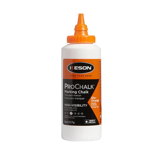 PROCHALK LEVEL 2, HIGH VISIBILITY, GLO ORANGE, 8 OZ